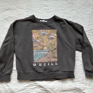 Girls Oneil Vintage Style Sweatshirt - Size Medium (8)